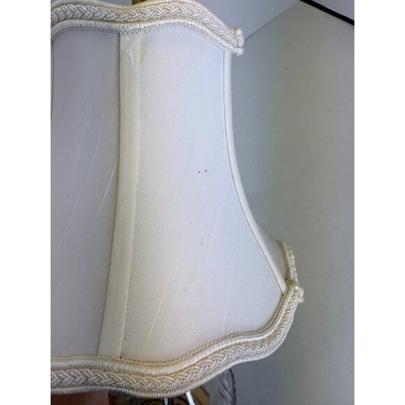 Waterford Cut Crystal Table Lamp with Solid Brass Footed Base + Shade - Picture 12 of 16